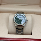 Aura stainless steel silver with marble dial