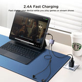 2-in-1 Audio Adapter Joyroom SY-L01 (Lightning to 3.5mm+Lightning)-Black