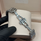 Aura stainless steel silver with marble dial