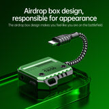 Plextone GS1 iPhone Lightning Splitter Adapter to 3.5mm Converter with PD 30W Fast Charge