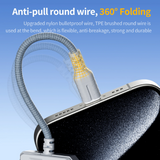 2 in 1 Splitter Type C - 3.5mm & Type C + C Plextone GS1 Adapter with Charging - White