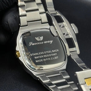 Success way truetone with blue dial DAY & DATE