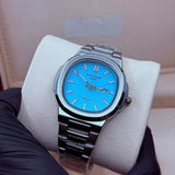 Patek philip silver watch with tifny dial