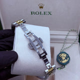 Rolex automatic movement truetone watch with green dial