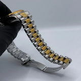 Rolex oyster truetone watch with black dial