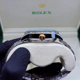 Rolex Automatic watch truetone with scelton golden white dial